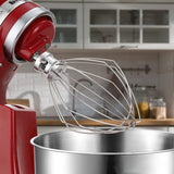 KitchenAid – fouet mélangeur vertical à tête diagonale en acier inoxydable K45WW