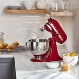 KitchenAid – fouet mélangeur vertical à tête diagonale en acier inoxydable K45WW