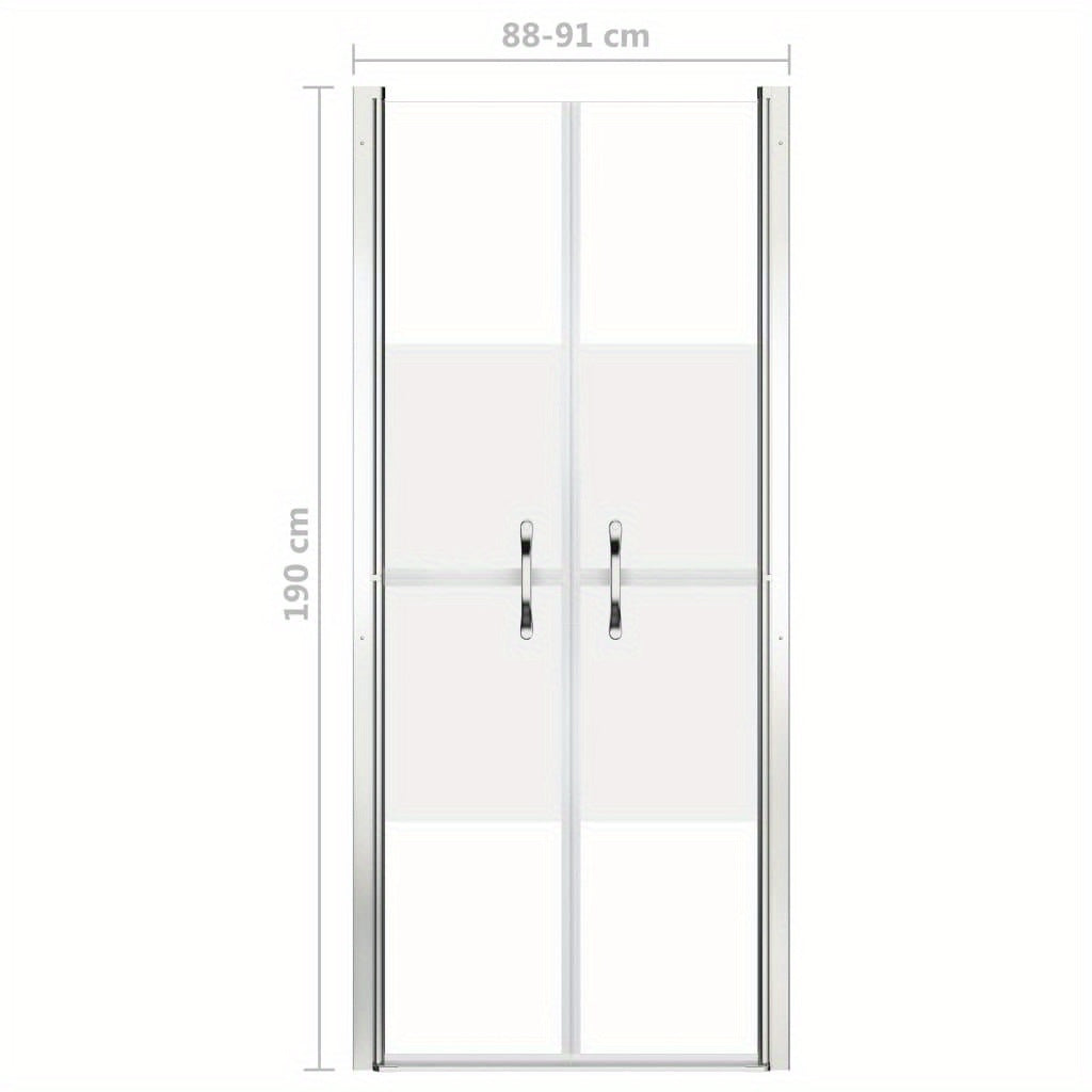 Shower door semi-matt ESG 91x190 cm