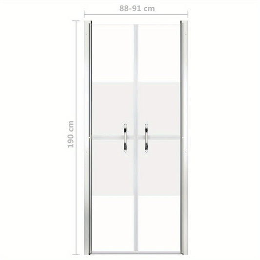 Shower door semi-matt ESG 91x190 cm