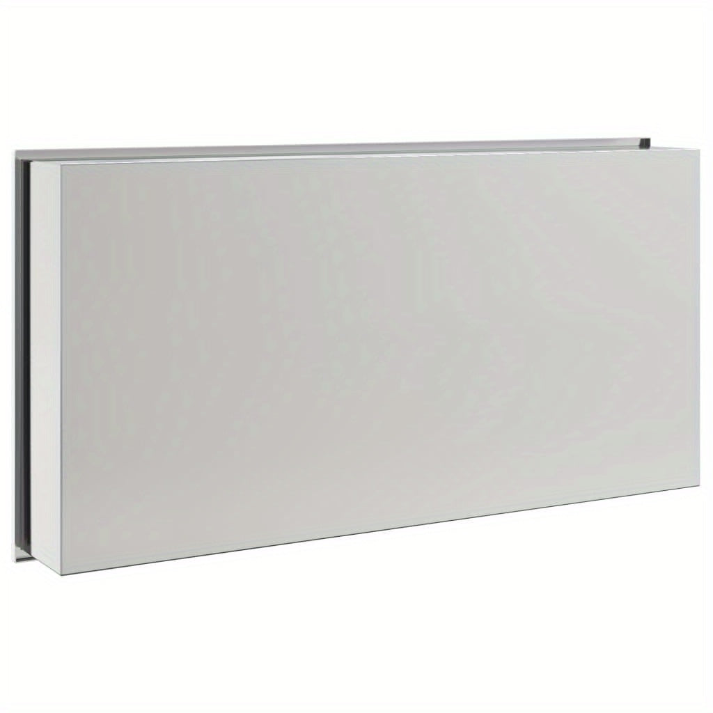 Shower niche silver brushed 62x32x9 cm stainless steel