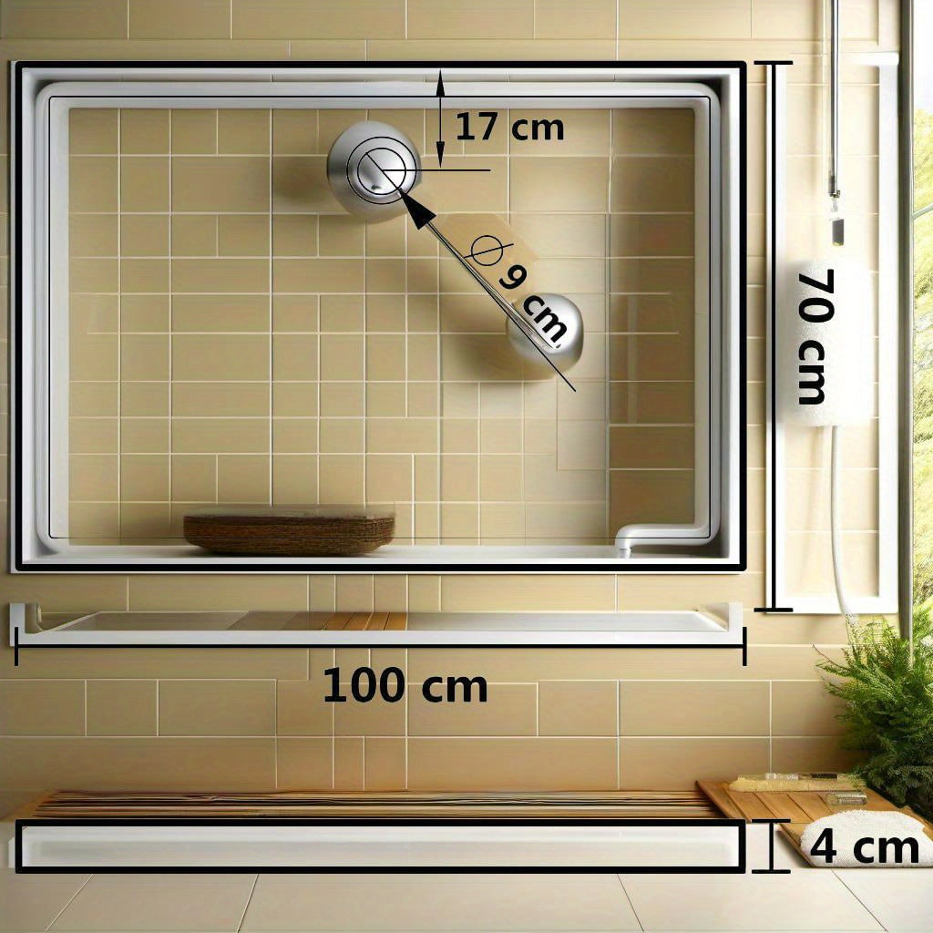 700 cm Non- Slip Shower Base - Modern ABS Shower Tray for Easy- Clean Shower Floor | Ideal Bathroom Accessories Durable & Stylish Design