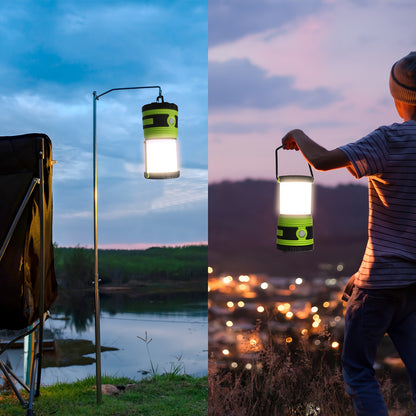 Lámpara LED superbrillante para acampar, 1500 lúmenes, 4 modos de iluminación, foco