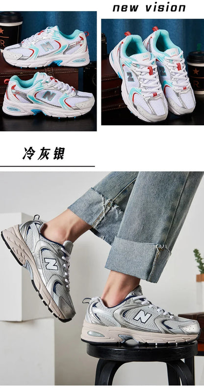 Trendy Dad Shoes for Spring/Summer: Breathable Mesh Sports Shoes for Women & Men