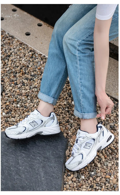 Trendy Dad Shoes for Spring/Summer: Breathable Mesh Sports Shoes for Women & Men