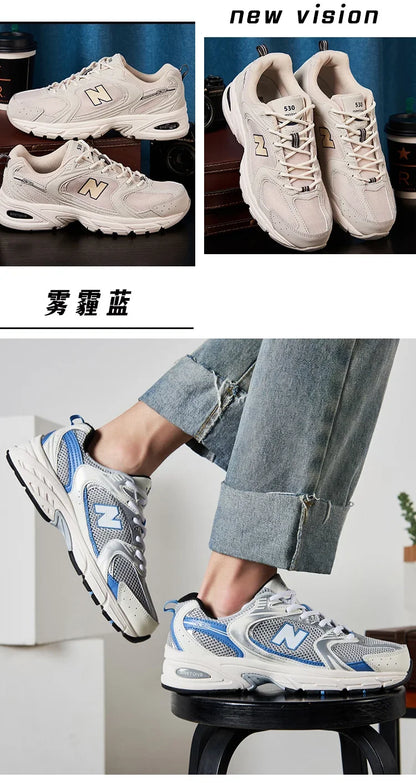 Trendy Dad Shoes for Spring/Summer: Breathable Mesh Sports Shoes for Women & Men