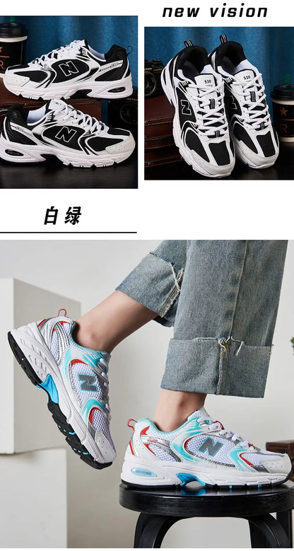 Trendy Dad Shoes for Spring/Summer: Breathable Mesh Sports Shoes for Women & Men