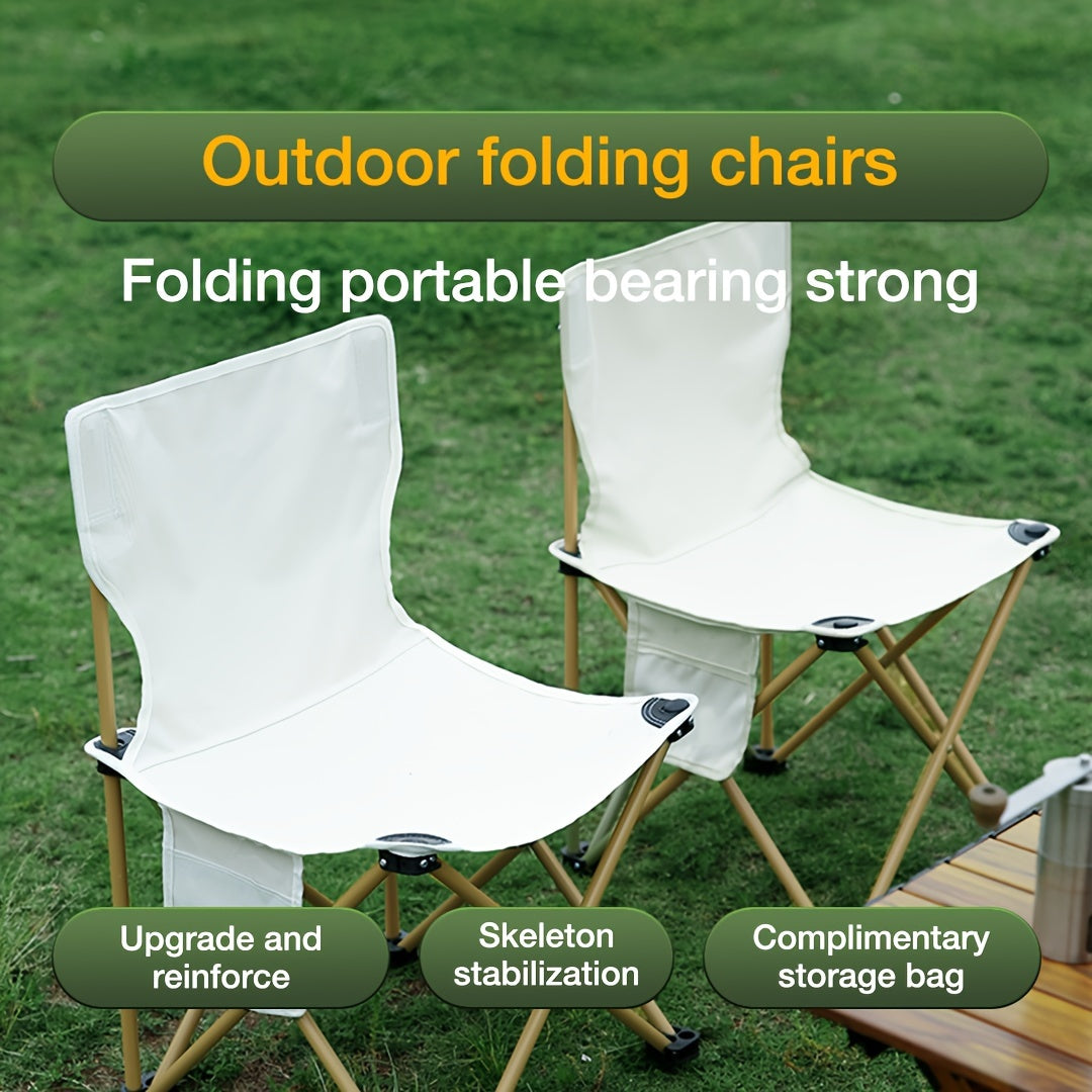 Silla plegable, silla al aire libre, silla de camping, silla plegable para llevar para acampar, pescar, dibujar