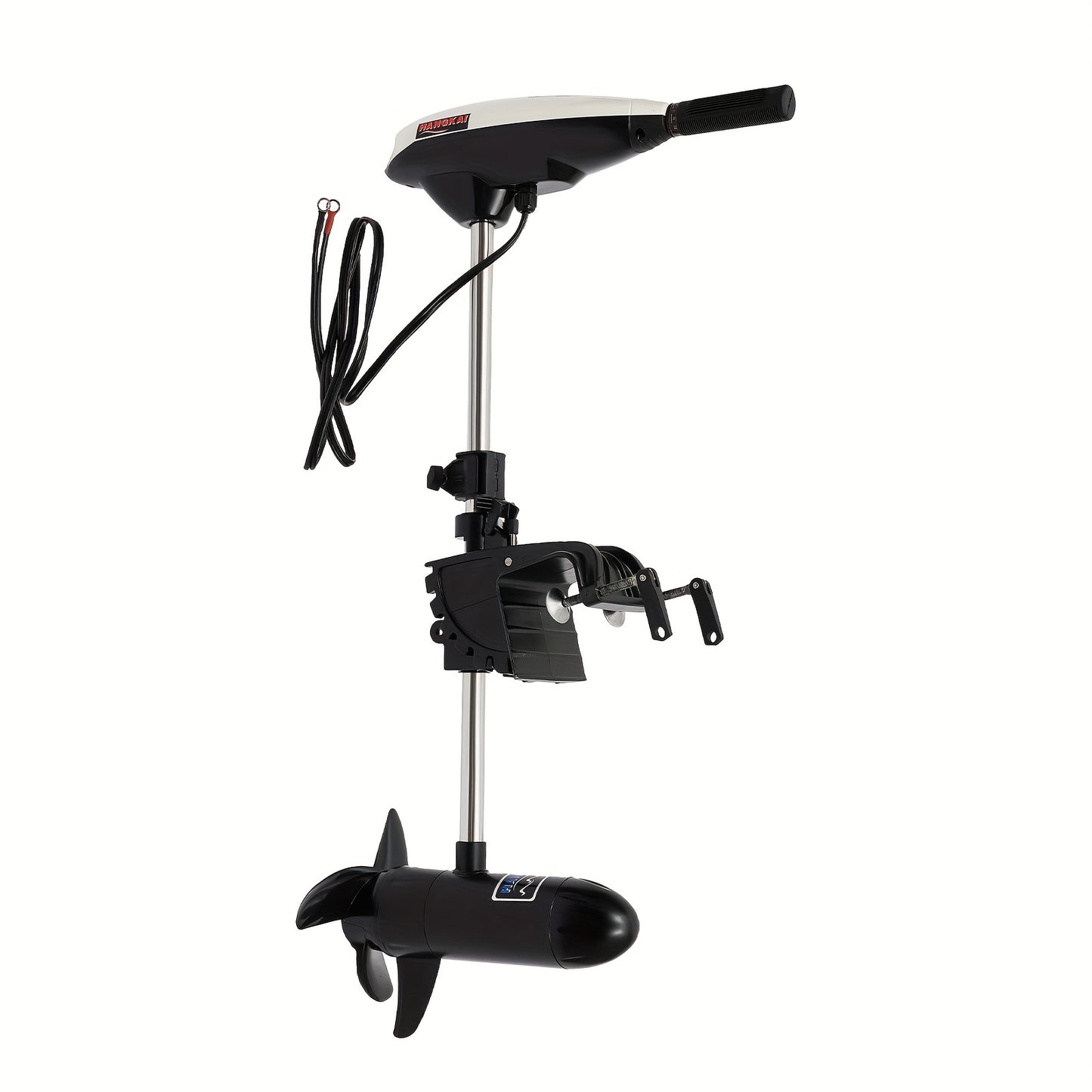 660W Speed&Tilting Angle Adjustable Electric Outboard Motor 66lbs Thrust Electric Outboard Trolling Motor 1420R/min Marine Boat Engine w/Telescopic Control Handle