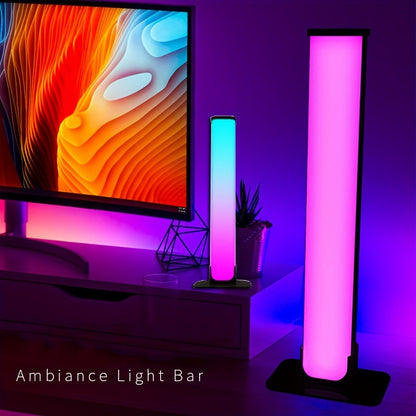 2 Pieces Smart LED Light Bars, RGB Night Light with Remote and App Control, Music Sync Backlight