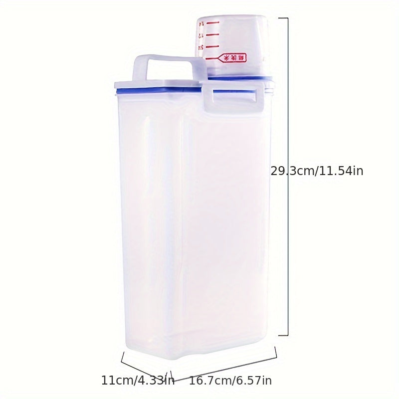 Owill 2.5L Plastic Cereal Dispenser and Storage Box