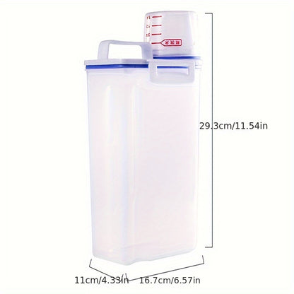 Owill 2.5L Plastic Cereal Dispenser and Storage Box