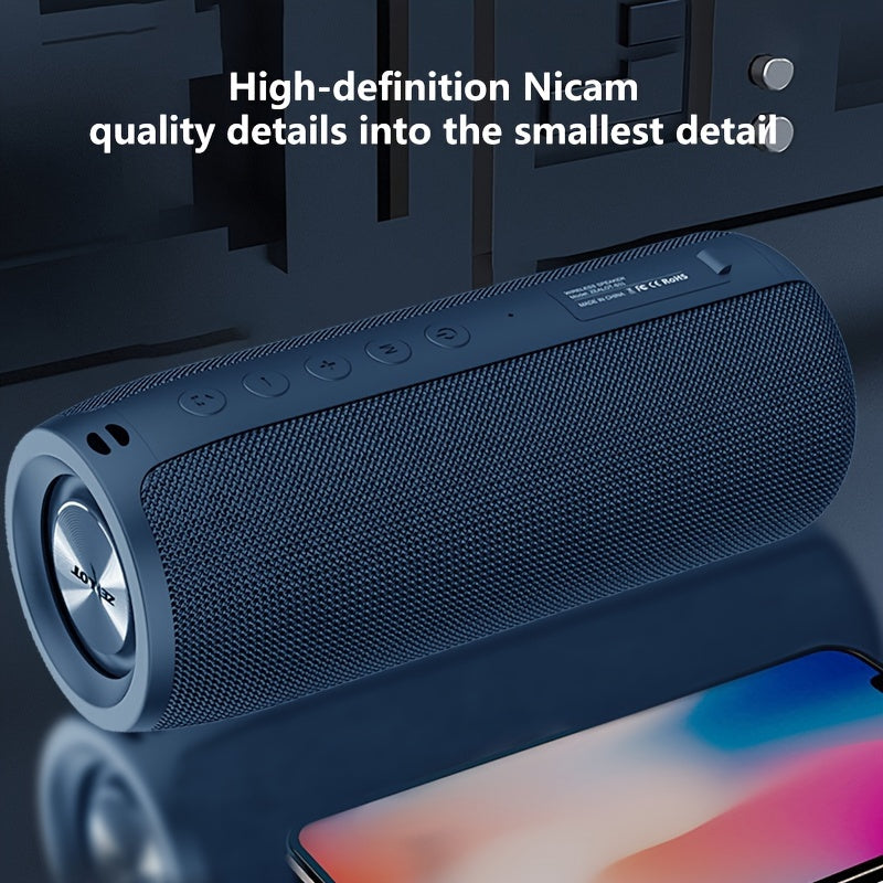 Zealot S51 PLUS 10W Wireless Speakers, Outdoor Portable Subwoofer Speaker, Dual Pairing, 3600mAh Battery, 10 Hours Loud Stereo Playback, Booming Bass.